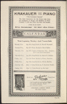 Cover and program information for the 1919 premiere of Griffes' Poem for flute and orchestra, Aeolian Hall, New York, N.Y.