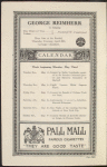 Cover and program information for the 1919 premiere of Griffes' Poem for flute and orchestra, Aeolian Hall, New York, N.Y.