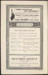 Cover and program information for the 1919 premiere of Griffes' Poem for flute and orchestra, Aeolian Hall, New York, N.Y.