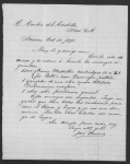 Letter to Carlos del Castillo from Enrique Jose Varona buying war supplies