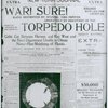 War! Sure! Maine Destroyed by Spanish; This Proved Absolutely by Discovery of the Torpedo Hole