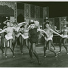 Pat Suzuki and dancers in the stage production Flower Drum Song