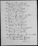 Landon, Letitia Elizabeth. Stanzas on the New Year. Holograph poem. E. B. Browning's circle.
