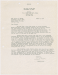 Letter to Grover A. Whalen