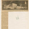 Sketch of proposed Belgium Pavilion published in the New York Herald Tribune /1938 February 13