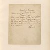 Abraham Lincoln recommendation of William Johnson, a colored boy