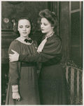 Eugenia Rawls and Tallulah Bankhead in a scene from The Little Foxes