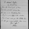 Moulton-Barrett, Charles John Barrett. "To dearest Papa. May 28th, 1824." Birthday ode for E. B. Browning's father, Edward Barrett Moulton-Barrett 1824 May 28.