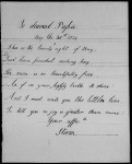 Moulton-Barrett, Charles John Barrett. "To dearest Papa. May 28th, 1824." Birthday ode for E. B. Browning's father, Edward Barrett Moulton-Barrett 1824 May 28.