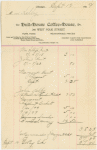 Hull House Coffee receipt