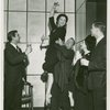Thomas Andrew, Alexandra Danilova, Walter Terry, Alicia Markova, and Jacques d'Amboise at a reception