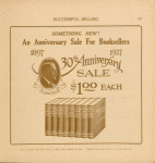 Something New!" An Anniversary Sale for Booksellers, 1897 -1927
