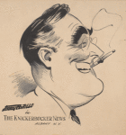 Jerry Costello in the Knickerbocker News, Albany, N.Y. [Caricature of Franklin D. Roosevelt]