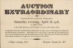 Auction extraordinary. Unrestricted sale of Rowfant publications! Saturday evening, April 28, 1928 ... at the club rooms ... Cleveland, Ohio ...