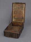 Missal box with woodcut of God Almighty inside lid