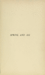 Spring and all