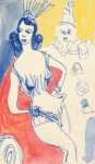 Untitled, Female Figure, Circus