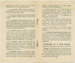 National Consumer's League booklet on standards