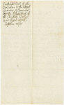 Autograph endorsement by President Lincoln of circular to the "Loyal Women of America". Countersigned by Winfield Scott
