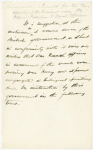 Memoranda submitted for the consideration of President Lincoln relating to the proposed instructions to Navy Officer.