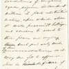 Memoranda submitted for the consideration of President Lincoln relating to the proposed instructions to Navy Officer.