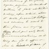 Memoranda submitted for the consideration of President Lincoln relating to the proposed instructions to Navy Officer.