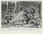 Troopers of the 10th Cavalry, encamped near Chloride during the Apache campaign