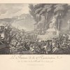 La fontaine de la Régénération sur les débris de la Bastille, le 10 Août 1793