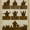 Cabinet photograph depicting a silhouetted Hans Richter conducting the Tannhäuser Ouvertüre