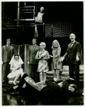 Elaine Stritch and cast of Company performing  "The Little Things You Do Together": (from left to right) Steve Elmore, Beth Howland, John Cunningham, Merle Louise, Teri Ralston, and George Coe (Charles Kimbrough, Larry Kert, and Barbara Barrie on floor)