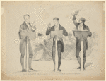 Carl Maria von Weber leading the orchestra of Covent Garden Theatre