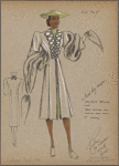 Background redingote coat.