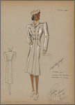 Fitted coat.