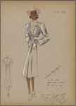 Fitted coat.
