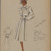 Shirring under collar in front gives softness to bodice.