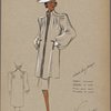 Ribbon outlines opening in coat.