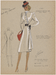 Side swing coat.