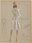 Fitted coat.