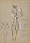 Fitted coat.