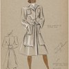 Huge pockets on fitted coat.