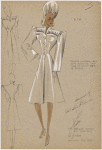 Fitted costume coat.
