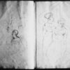 Poems by Elizabeth B. Barrett." Ms. copies made by her mother, Mary Graham-Clarke Moutlon-Barrett in her common-place book. Includes poems by E. B. B.'s brother, Edward Barrett Moulton-Barrett and original pencil sketches made by her mother. 1812 Mar.