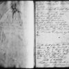 Poems by Elizabeth B. Barrett." Ms. copies made by her mother, Mary Graham-Clarke Moutlon-Barrett in her common-place book. Includes poems by E. B. B.'s brother, Edward Barrett Moulton-Barrett and original pencil sketches made by her mother. 1812 Mar.