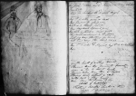 Poems by Elizabeth B. Barrett." Ms. copies made by her mother, Mary Graham-Clarke Moutlon-Barrett in her common-place book. Includes poems by E. B. B.'s brother, Edward Barrett Moulton-Barrett and original pencil sketches made by her mother. 1812 Mar.