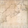 A map of the British and French dominions in North America: with the roads, distances, limits, and extent of the settlements, humbly inscribed to the Right Honourable the Earl of Halifax, and the other Right Honourable the Lords Commissioners for Trade & Plantations