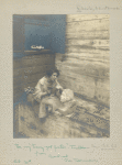 Abastenia St. Leger Eberle, sculptor, in her studio