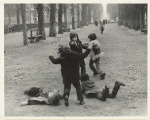 Children Playing in Luxembourg Gardens, Paris