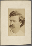 Portrait photograph of Samuel L. Clemens.