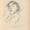 Portrait-sketch of Miss Paget ("Vernon Lee")