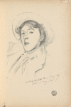 Portrait-sketch of Miss Paget ("Vernon Lee")